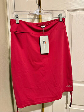 NWT Cakulo Hibiscus Floral Swim Skirt Size M | Built-In Shorts | Adjustable Side